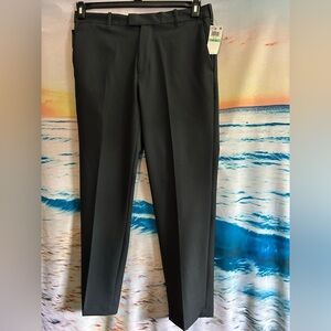green emerald velvet dress Premium Soft Lux Flex Dress Pant  Van Heusen